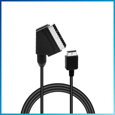 RGB SCART AV-Kabel für PS3 PS2 PS1 Retro-Konsolen   1,5m Länge