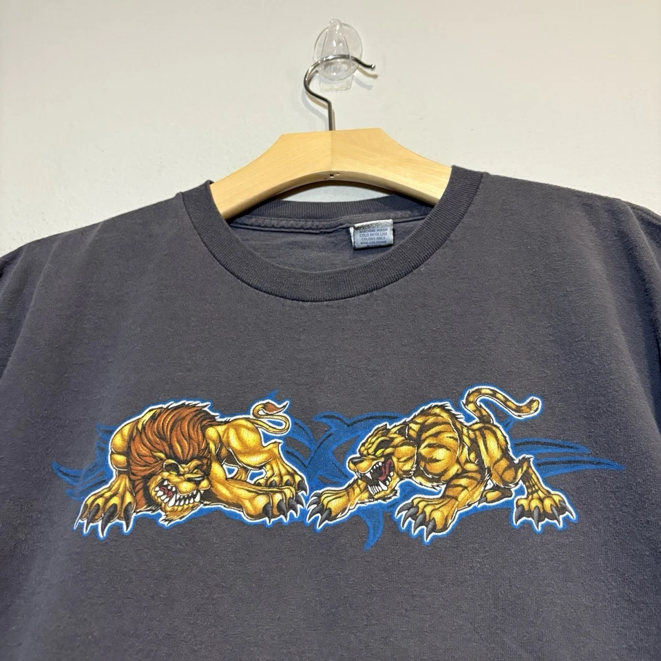 复古 Y2K 上衣重型长袖 T 恤 Tigers Cyber Mall Grunge Youth XL (18) — 第 2/4 张图片