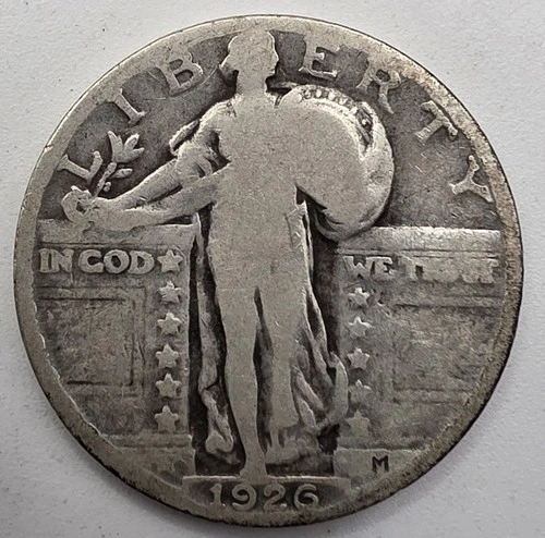 《SILVER》  1926  Standing Liberty Quarter *SILVER*