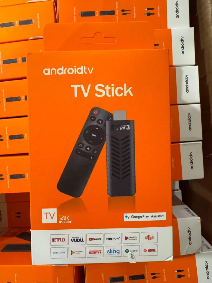 TV Android Stick Mortal TVR3-S 4K Wifi2.4G  Multi Language Settop Boxz (D7 - Image 2 of 4