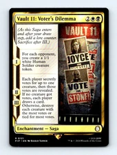 #121 2024 Fallout PIP ) Vault 11: Voter's Dilemma Commander RARE