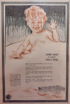 1920 Ivory Soap - Safe for Baby's Bath Ad #168