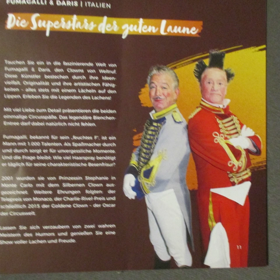 Circus Krone Programm, "Farbenspiel" Goldedition, 2025, - Bild 3 von 4