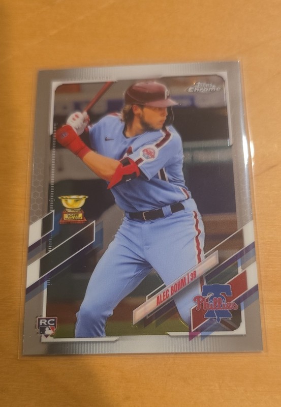 2021 Topps Chrome Ben Baller Edition - Alec Bohm #119 (RC)