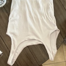 White Women's One Piece Bodysuit Solid Opaque Regular Size 1 Pack Stylish Design