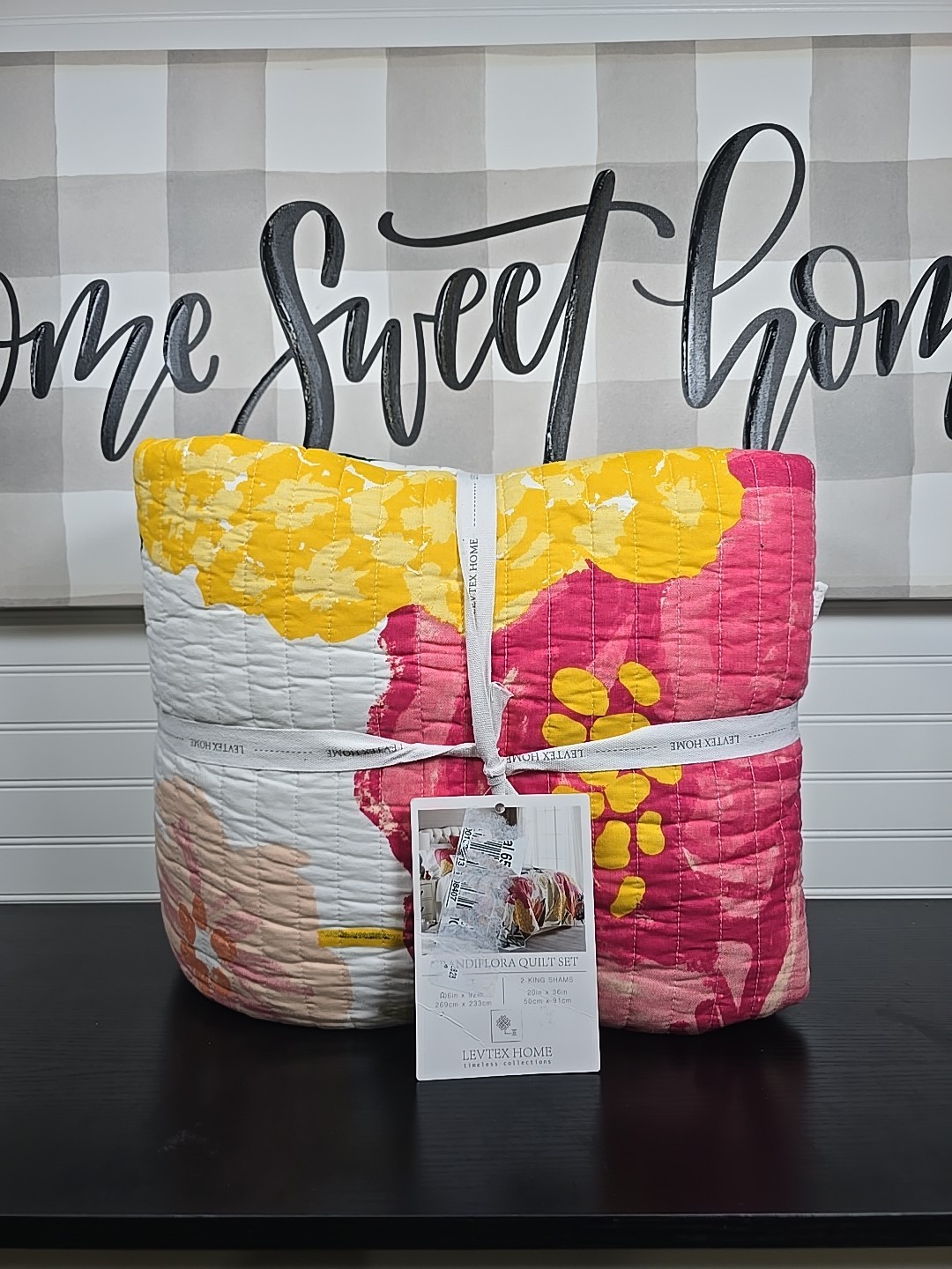 Levtex Grandiflora Quilt Set, King