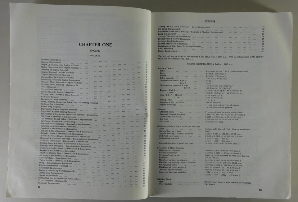 Haynes Officina Manuale Triumph Spitfire Mk 1/2/3/4 & 1500 My 1962 - 1978 - Immagine 4 di 4