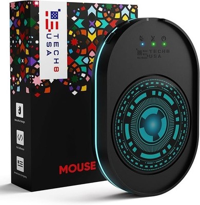TECH8 USA Mouse Mover Device, Undetectable Mouse Jiggler for Laptops, PC