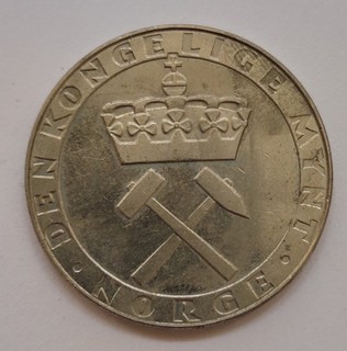Norvege Norge 5 kr 1986