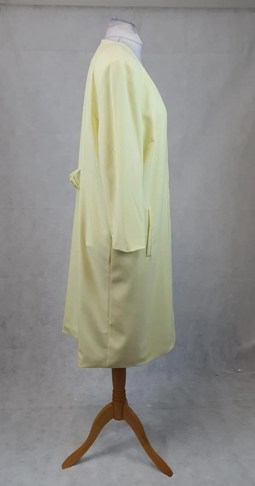 Together Coat With Bow Yellow Ladies UK Size 18 rrp £99.99 BOX1 TT 08 - Image 4 of 4