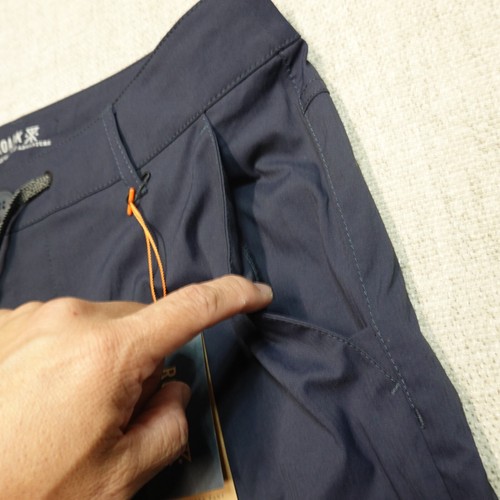 Pantalon Roark Explorer Adventure taille 32 bleu marine stretch cordon fermeture éclair neuf avec étiquette - Photo 8/21