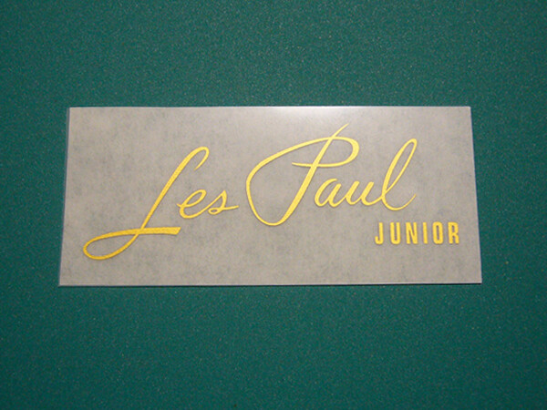 GIBSON Les Paul JUNIOR Repair Logo Decal Instant Lettering