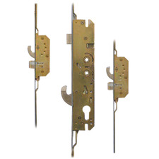 MILLENCO 35mm Lever Operated Latch & Hookbolt Twin Spindle - 3 Hook 2 Dead Bolt