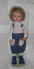 Playhouse UNISEX TRACY Doll Wig 7/8" BIG BLONDE NS Short Layers/Bangs A NWT