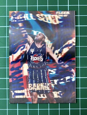1996-97 Fleer Skybox THRILL SEEKERS 3D Lenticular SIR Charles Barkley #2 SSP 90s