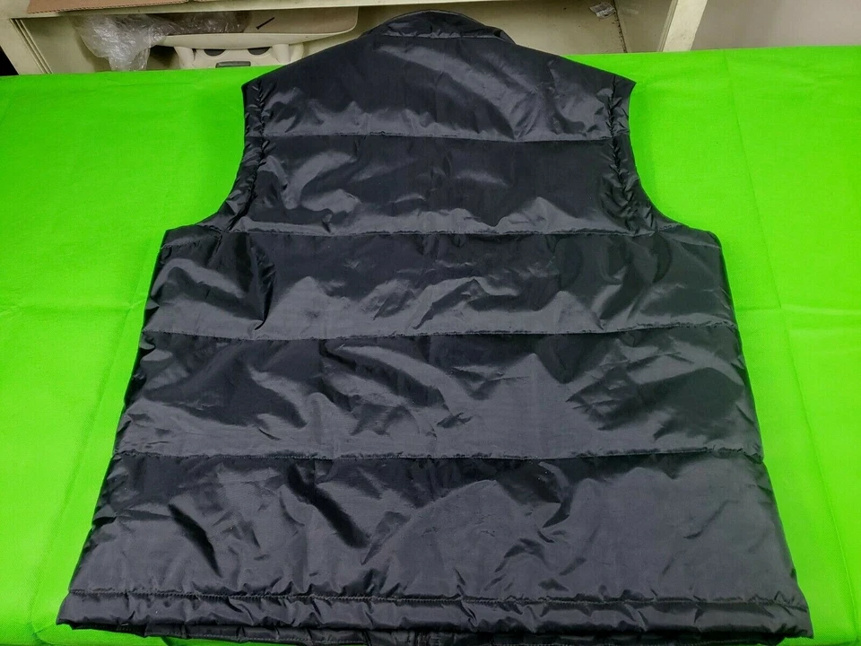 Asociación de Polo de Estados Unidos Assn. chaleco chaqueta acolchada negro talla L con logo multicolor Foto 4 de 4