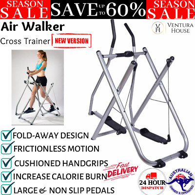 Air Walker Exercise Pro Cross Trainer Stepper Nordic Fitness