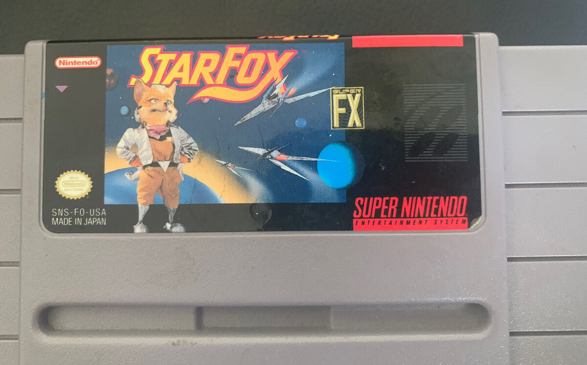 Star Fox - SNES Super Nintendo Game Starfox - Tested Working & AUTHENTIC