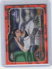 2024 Topps Pro Debut Griff McGarry PDC-16 Chrome Orange Lava Refractor /25