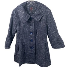 Woman s  Babydoll Jacket - SIZE Medium- Navy ...