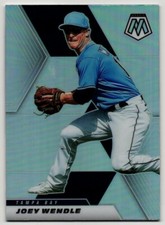 2021 Panini Mosaic Baseball Silver Prizm #81 Joey Wendle - Tampa Bay Rays