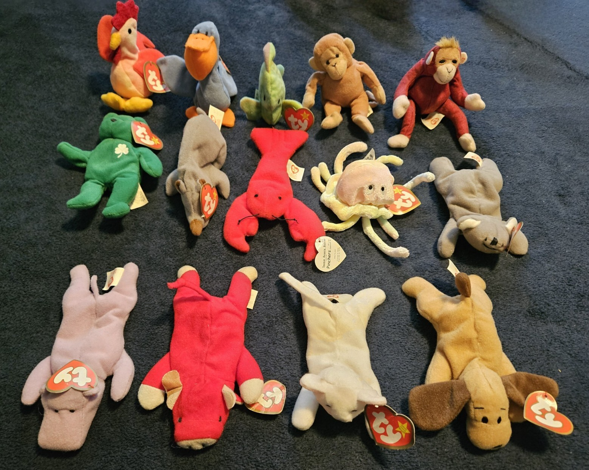Lot of 14 TY McDonald's Teenie Beanie Babies (1997-2000) Various
