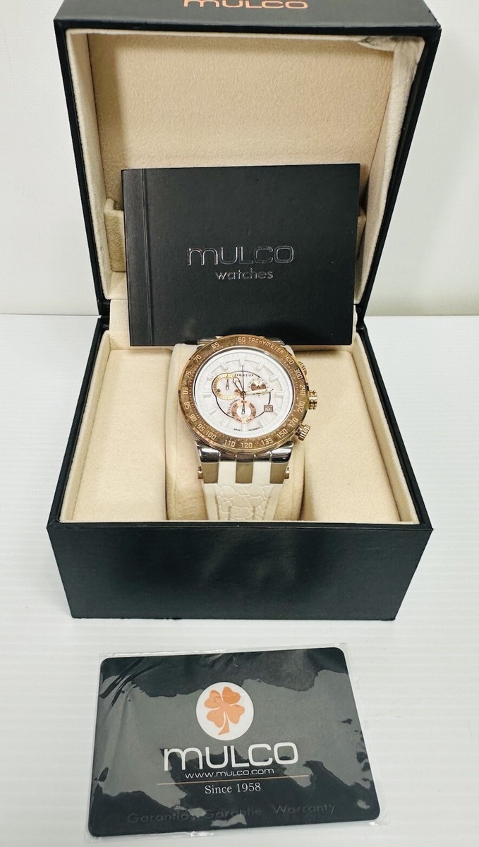 Mulco Men's Swiss Movement Watch MW593503013 White