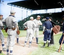 CN302 Adrian Cap Anson Argues Call 1908 8x10 11x14 16x20 Colorized Photo