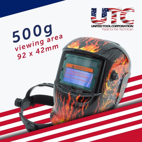 Welding Helmet Mask Auto Darkening Welders Arc Tig Mig Grinding Solar Panel - Picture 4 of 13
