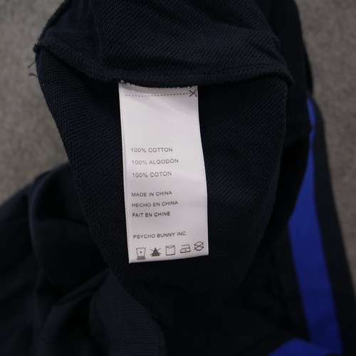 Psycho Bunny Shorts Mens 2XL XXL Blue Sweat Drawstring Elastic Waist Logo New - 第 8/14 張圖片