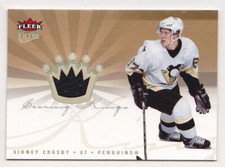 2005-06 Fleer Ultra Sidney Crosby Jersey Scoring Kings Rookie Penguins 05-06