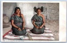Postcard Mother And Daughter Hopi (Moki) Indians Native American C76