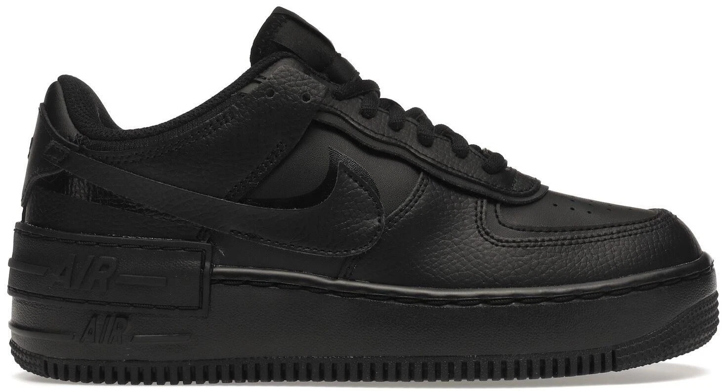 Nike Air Force 1 Shadow Triple Black W for sale - eBay