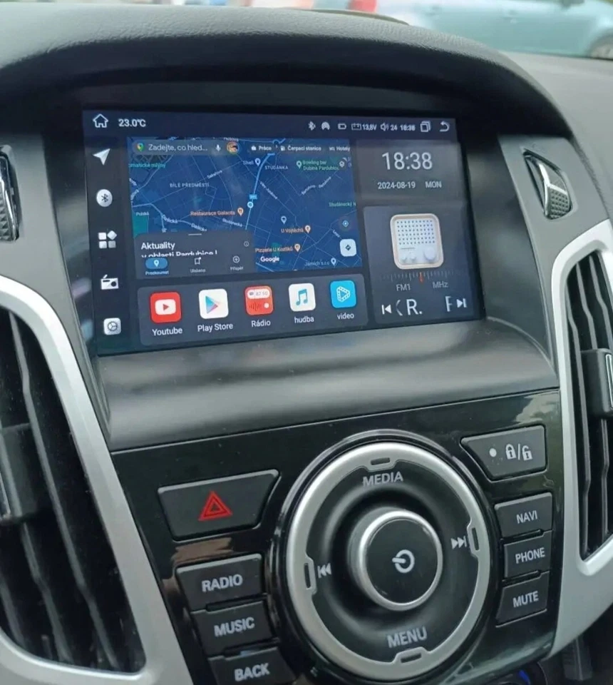 Autoradio Navigatore Ford B-max Focus Android 14 CarPlay TV DAB RDS DSP QLED GPS - Immagine 3 di 4