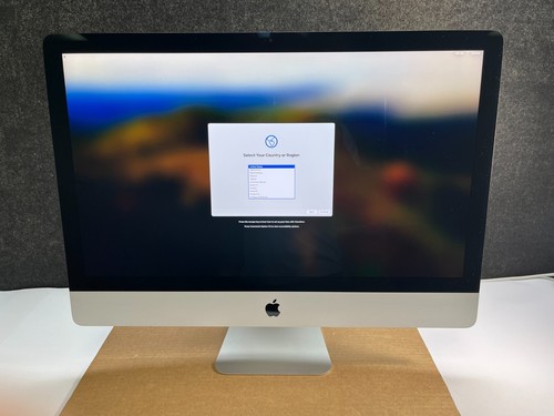 Apple 27 Inch" IMAC A2115 2019 Core I5 3.0 GHz 16 GB RAM 1.03TB HYBRID SONOMA