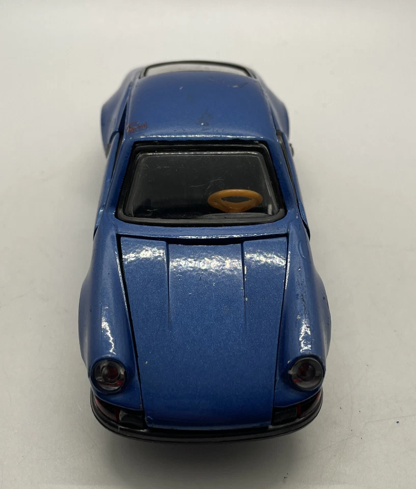 Playart 1:25 Porsche 911 R Diecast Modelos Azul Hecho en Hong Kong Foto 3 de 4