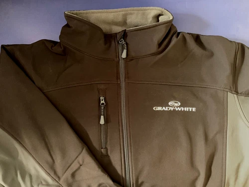 Grady White Screen Printed Devon & Jones Men's Soft Shell Colorblock Jacket - product listing photo