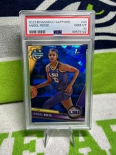 2023 Bowman University Chrome Sapphire - Angel Reese #49 PSA 10 (LSU/Sky)