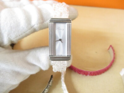 POIRAY MA PREMIERE RECTANGULAR QUARTZ AUTHENTIC WRISTWATCH W/