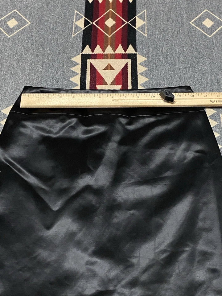 Minifalda Emilio Pucci negra para mujer talla 26 cremallera trasera hecha en Italia M9 Foto 3 de 4