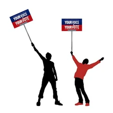 Hand held Sign Holder  22-34" 20 pack，for Election Protest Parade Used