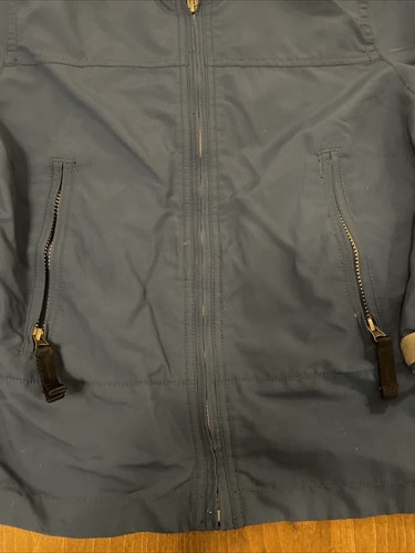 Gap Boys Rain Jacket Hooded Full Zip Lightweight Lined Youth Windbreaker Size M - Picture 2 of 11