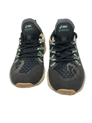 Asics Womens Microflux 1022A200 Black Running Shoes Sneakers Size 8