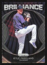 2019 Panini Prizm KYLE FREELAND Brilliance Baseball card COLORADO ROCKIES
