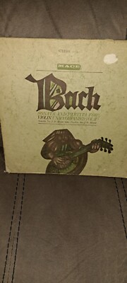 Bach Sonata and Partita for violin unaccompanied Vol. II LP
