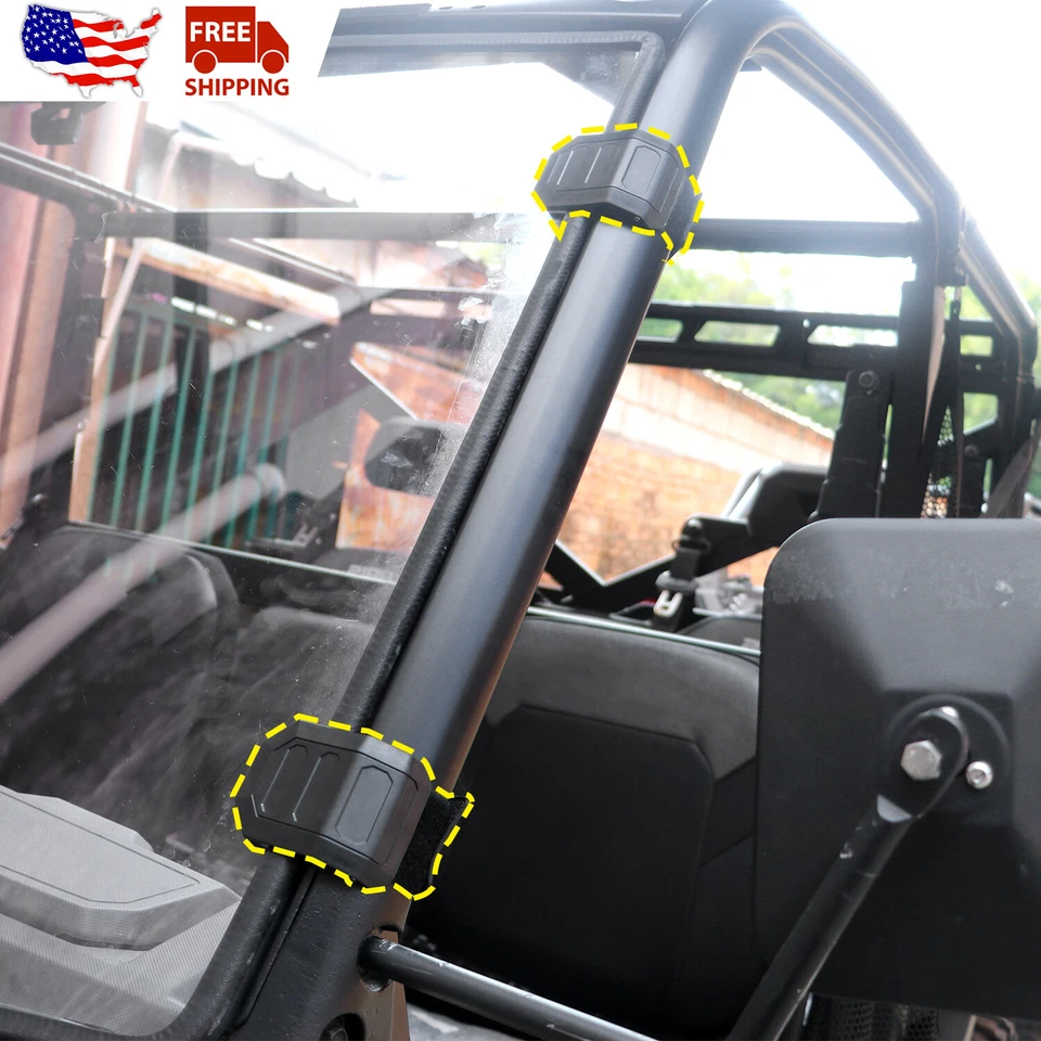 4PCS UTV Universal Windshield Clamp Strap Kit For Polaris RZR XP Can-Am Maverick Foto 4 de 4