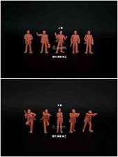 3D Printed 1/72 Modern Bodyguard Agents 10-Person Group Finished Model NEW