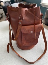 vintage recuardo de oran salta leather bucket bag