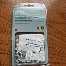 Rope Light Mounting Clips Indoor/Outdoor For Hanging LED Rope Lighting