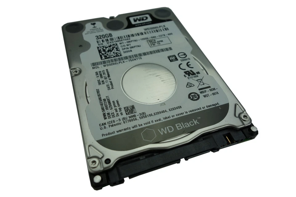 Dell 320GB 7.2K SATA 2.5" Laptop Hard Drive MPTNJ - Image 2 of 2